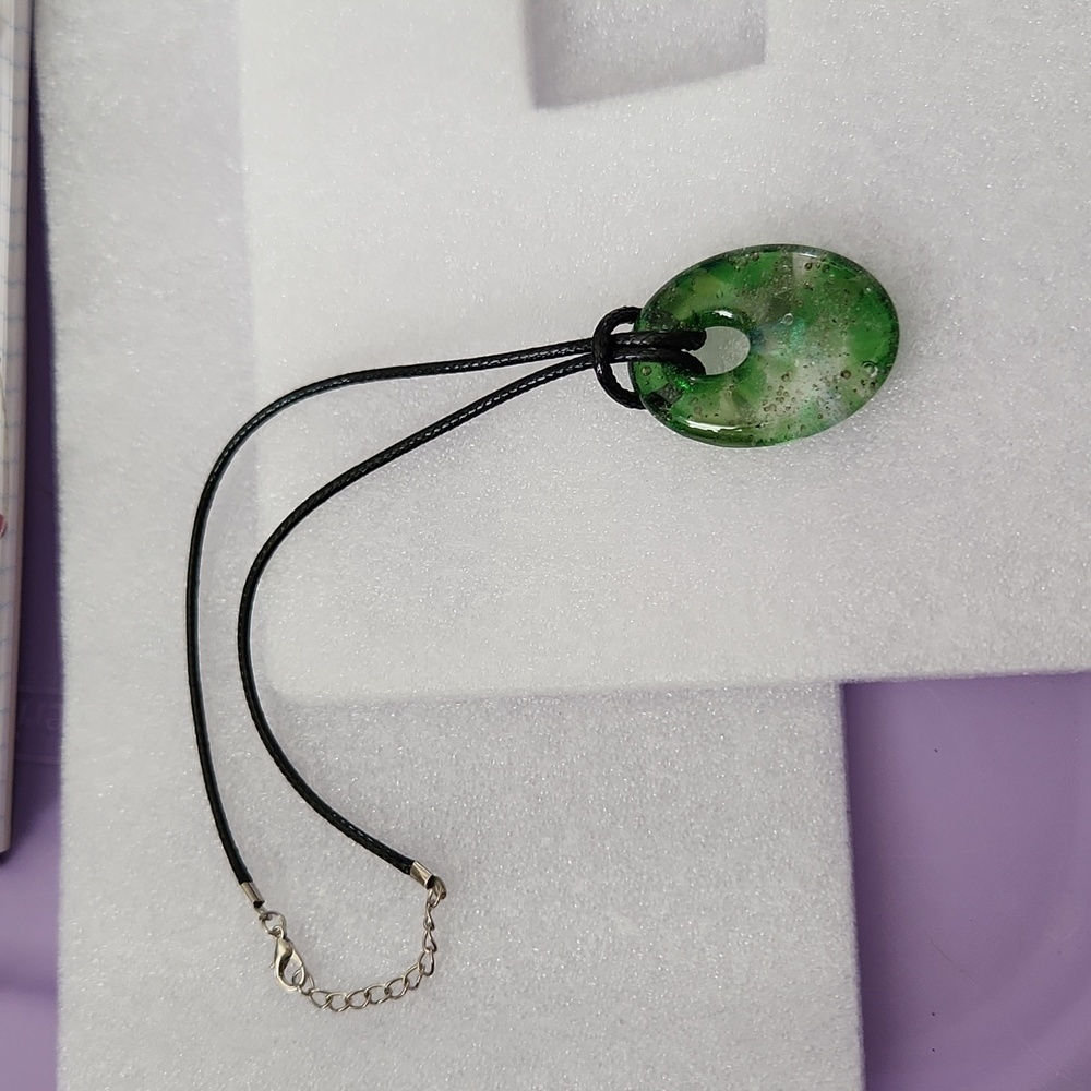 Resin necklace